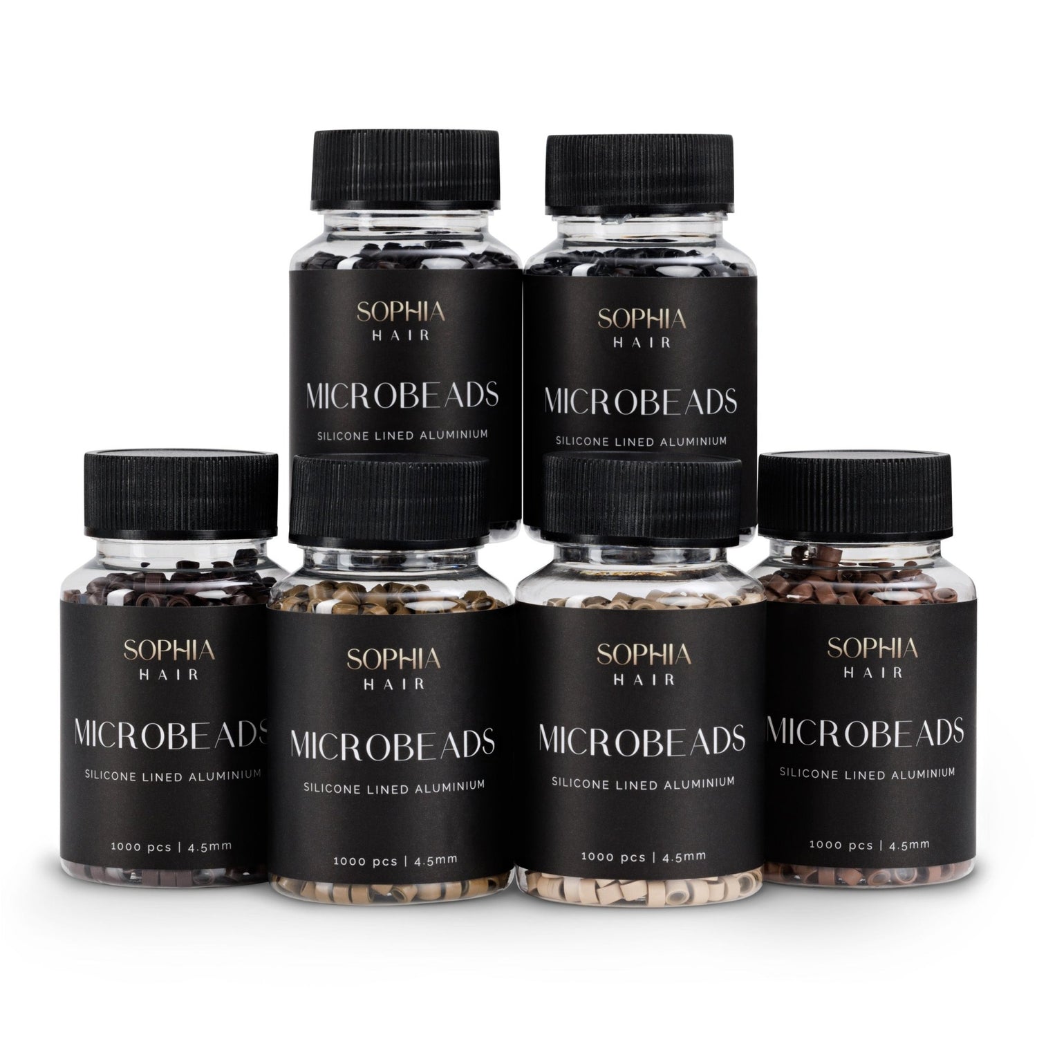 Silicone Lined Micro Beads (XS) - Sophia Hair Australia