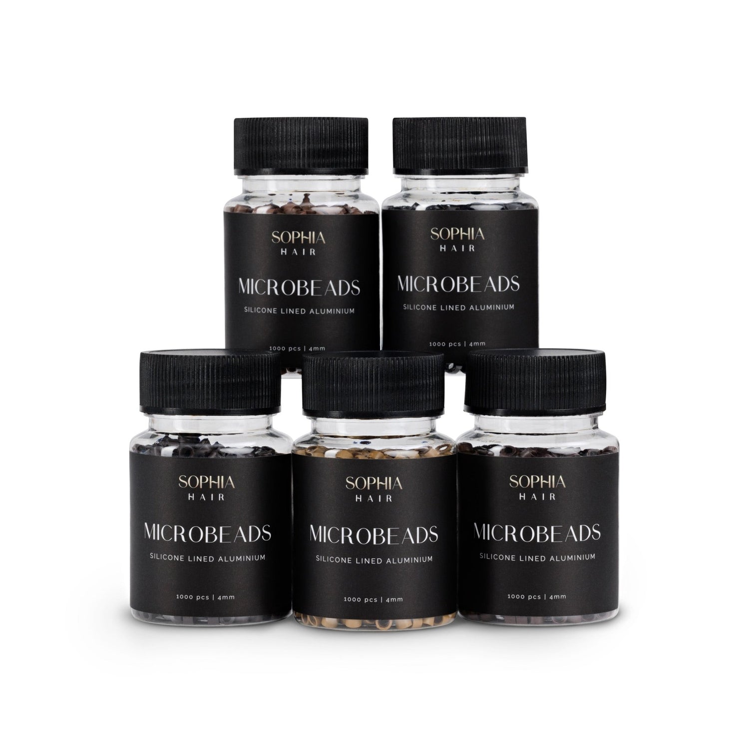 Silicone Lined Micro Beads (XXS) - Sophia Hair Australia