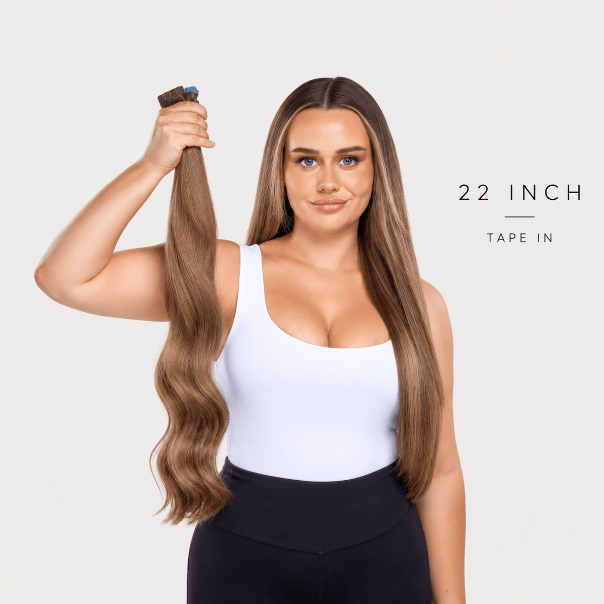 22 Inch Tape Hair Extensions - Sophia Hair Australia