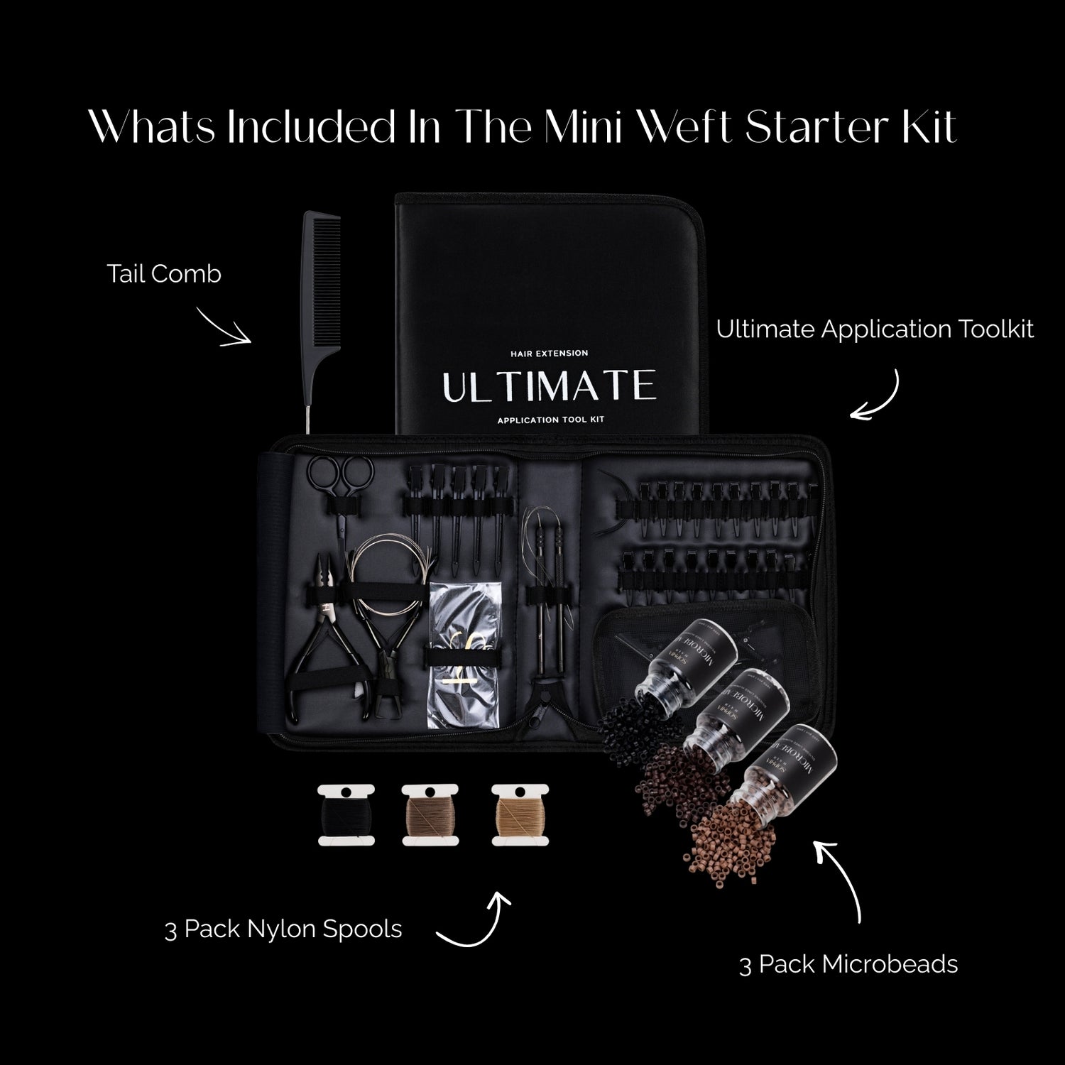 Weft Hair Extension Starter Kit