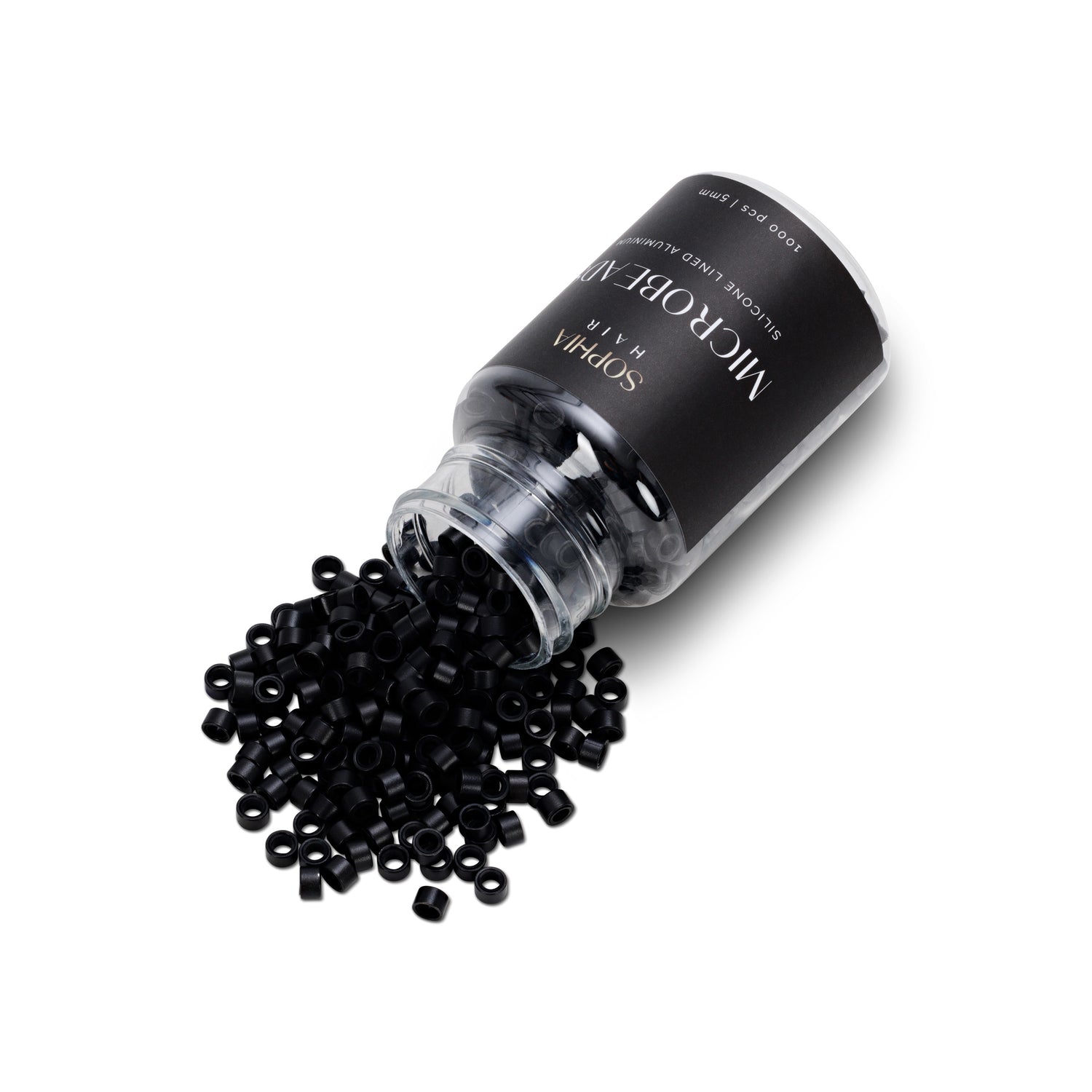 Silicone Lined Micro Beads (5mm)
