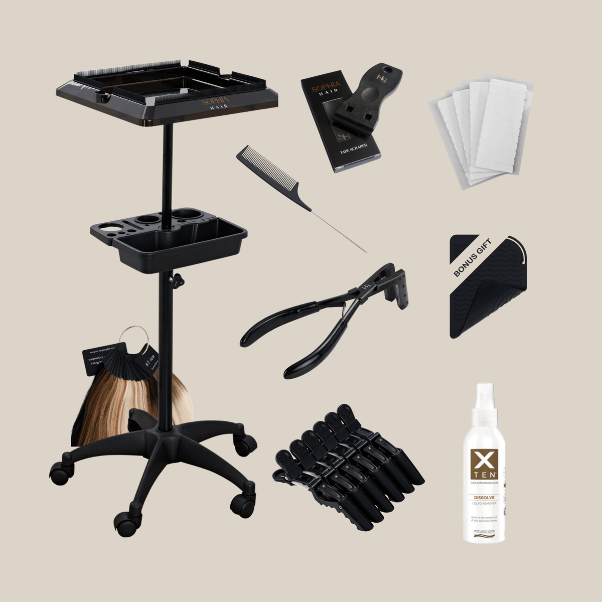 Tape Hair Extension Salon Setup Kit - Sophia Hair Australia