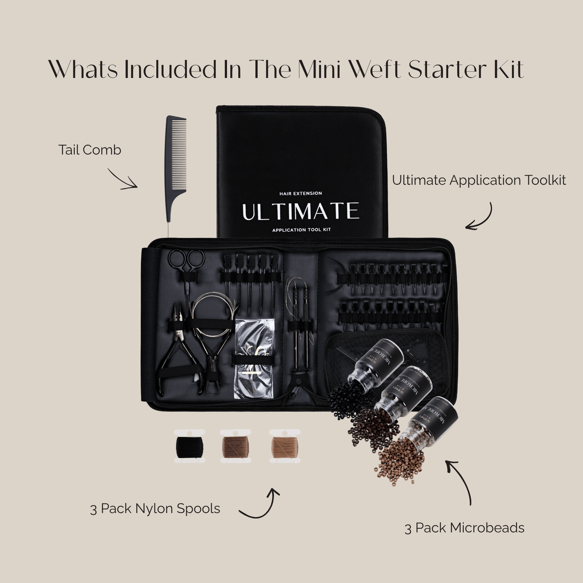 Weft Hair Extension Starter Kit - Sophia Hair Australia