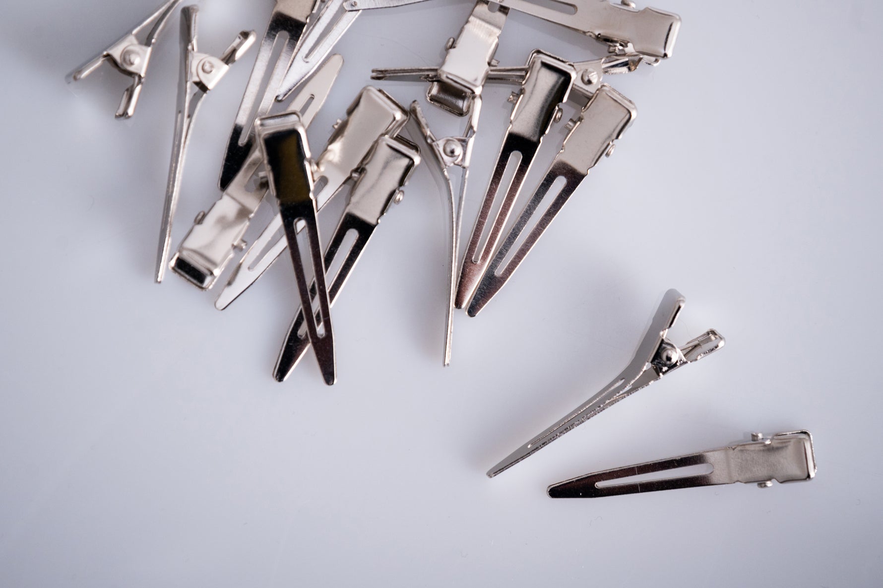  Weft Pins/Clips Silver (Small/4.5cm)