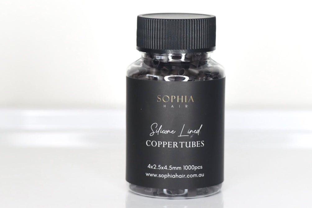 Silicone Lined Copper Tubes - Sophia Hair Australia