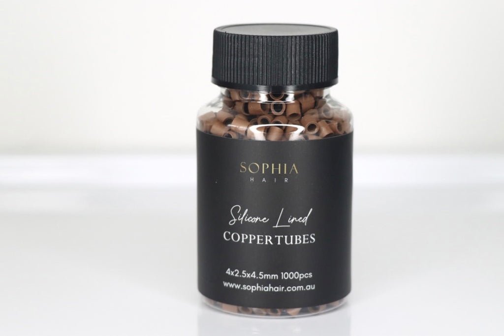 Silicone Lined Copper Tubes - Sophia Hair Australia