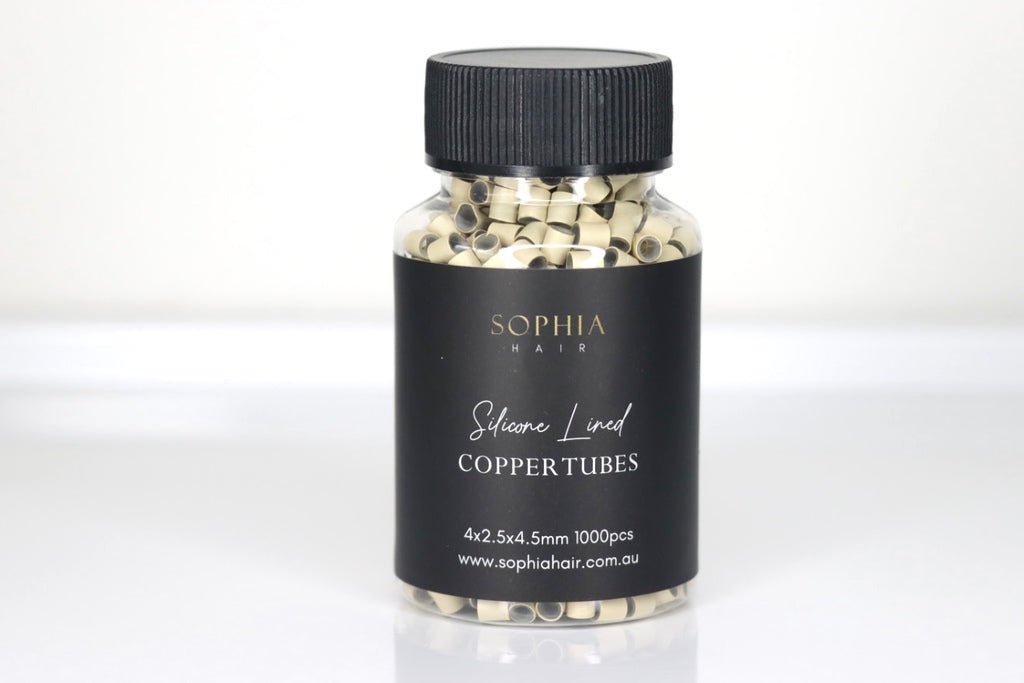Silicone Lined Copper Tubes - Sophia Hair Australia
